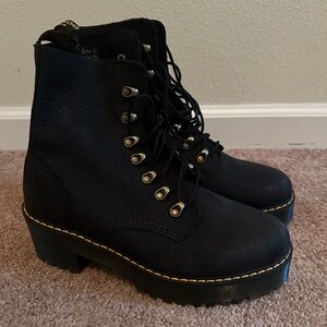 Dr. Martens Leona Nubuck Boots